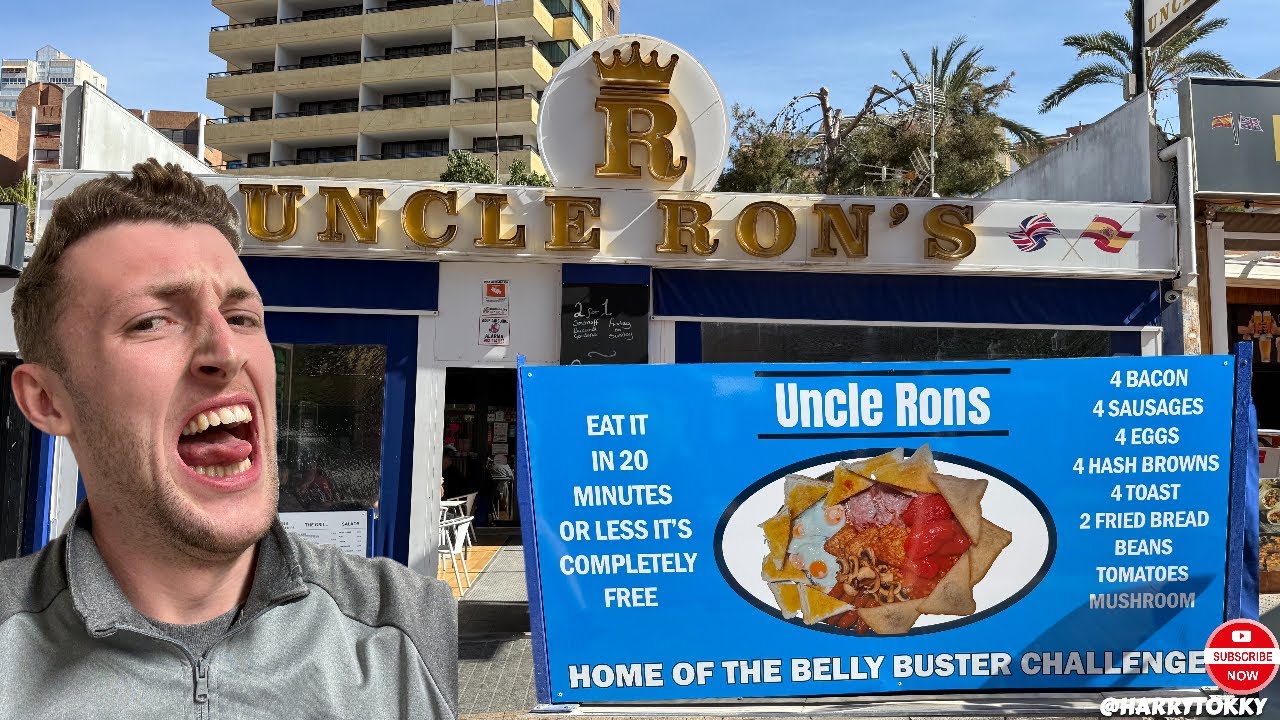 I ATTEMPTED THE BELLY BUSTER BREAKFAST CHALLENGE IN BENIDORM!