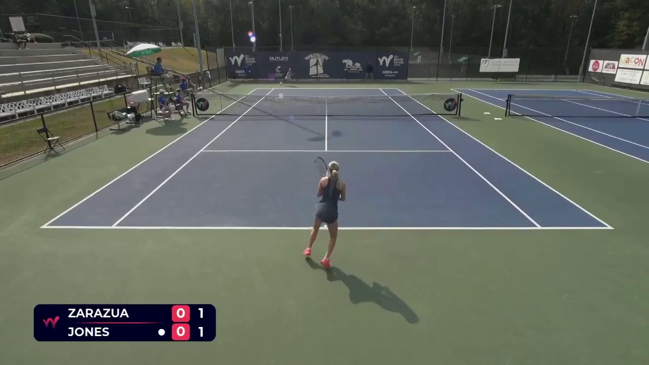 Renata Zarazua [1] (MEX) vs Emerson Jones [4] (AUS) // 6-1 6-2 // W100 Macon GA // Semi-final
