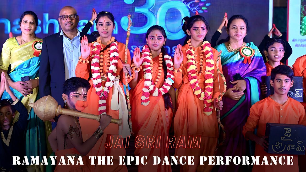 Ramayana the epic Dance Performance | Bhashyam School Annual Day 2024 VV Nagar Branch