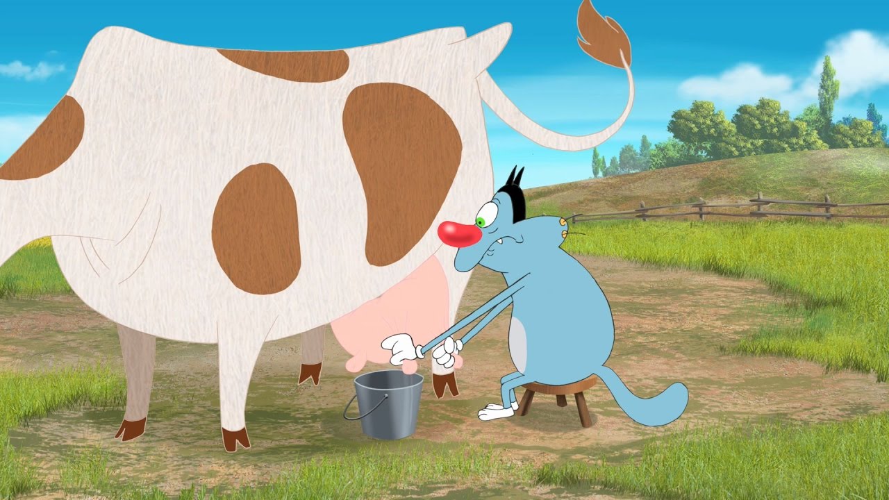 Oggy and the Cockroaches - Фермер на день (S4E42) Full Episode in HD