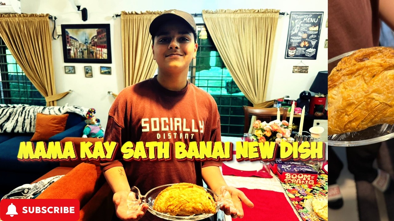 Mama Kay Sath Banai New Dish | Chicken Fajita Empanadas | Daily Vlog