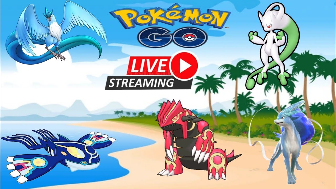 Mewtwo , Primal Groudon&Kyogre Raid invite in PokemonGo Live stream 🤯 #Mewtwo #pokemongo #Livestream