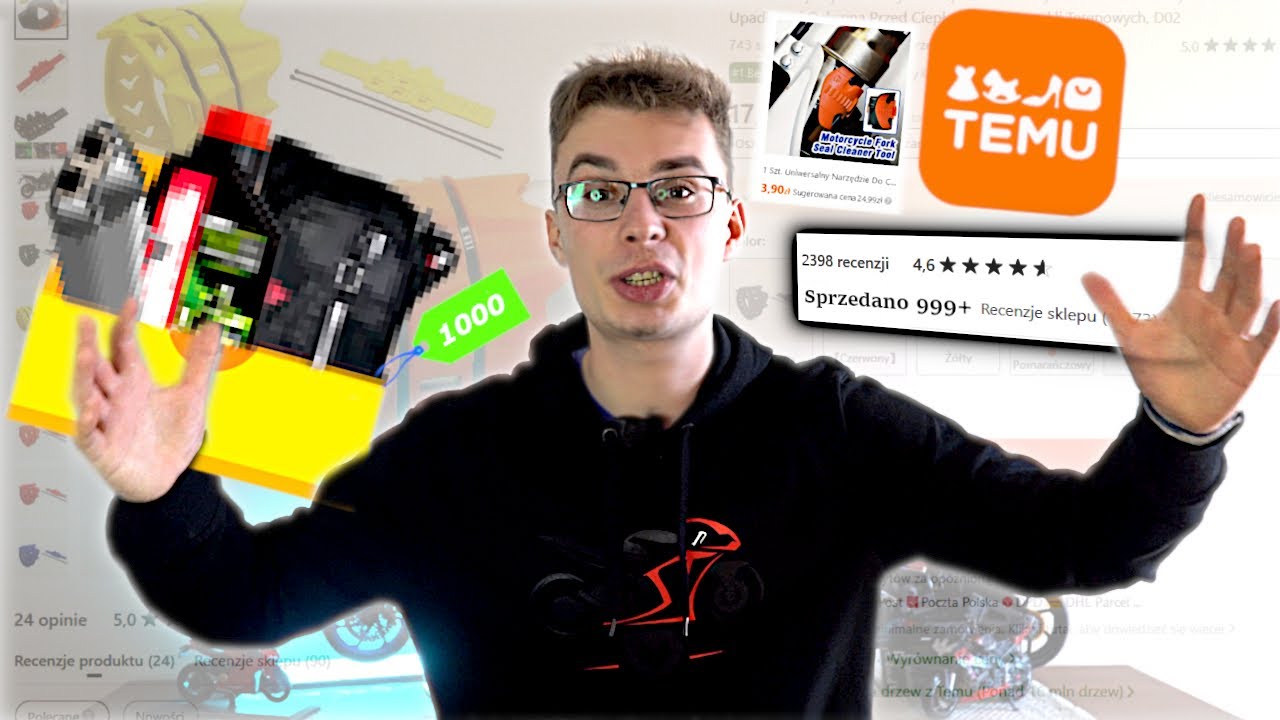 TESTUJE MOTOCYKLOWE GADŻETY Z TEMU!