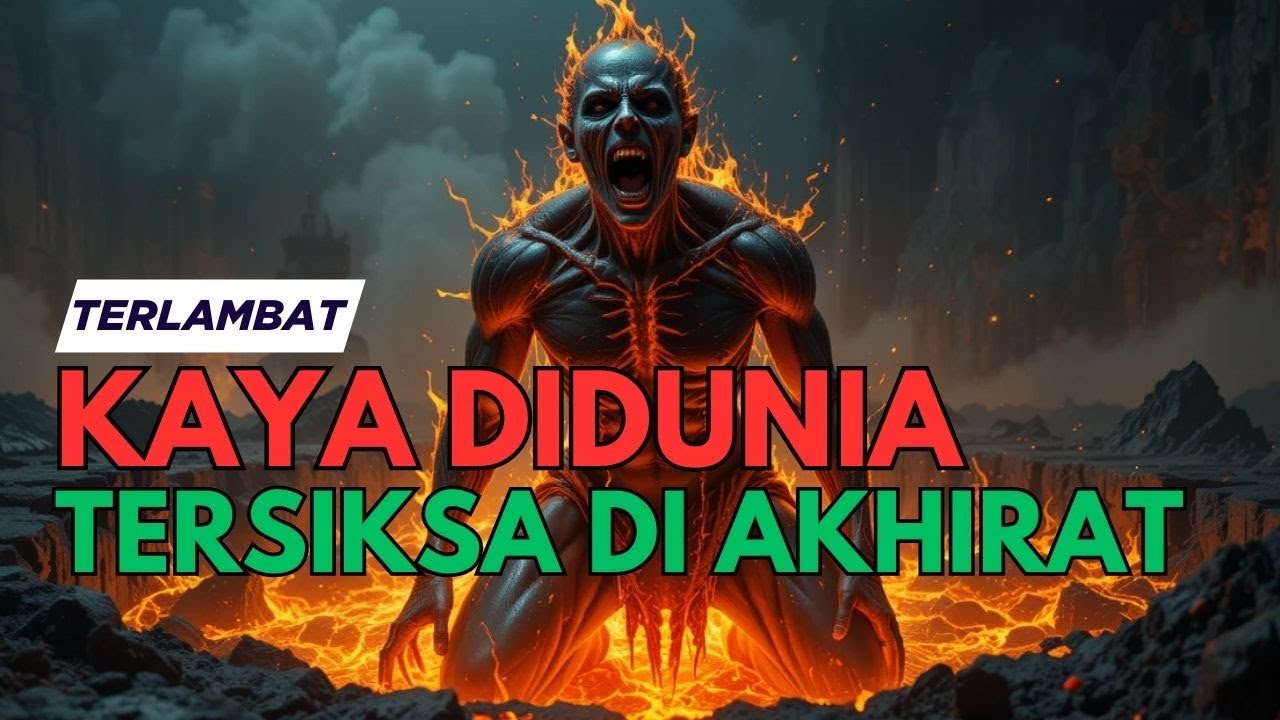 TERLAMBAT! Orang Kaya Ini Menangis di Neraka