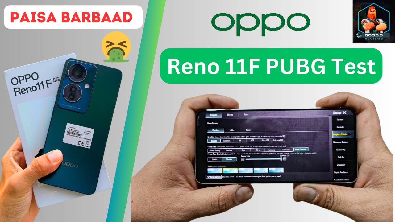 Oppo Reno 11F PUBG Test: Waste of Money??? 😑
