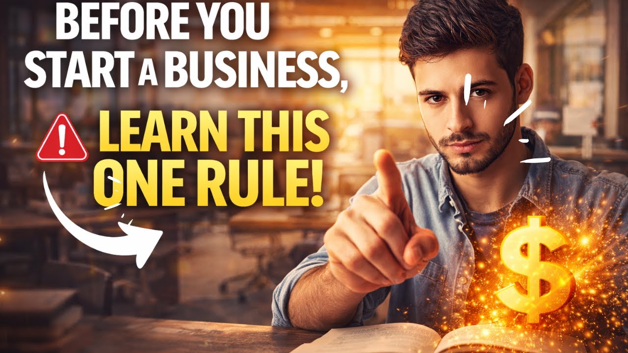 Before You Start a Business, Learn This One Rule!