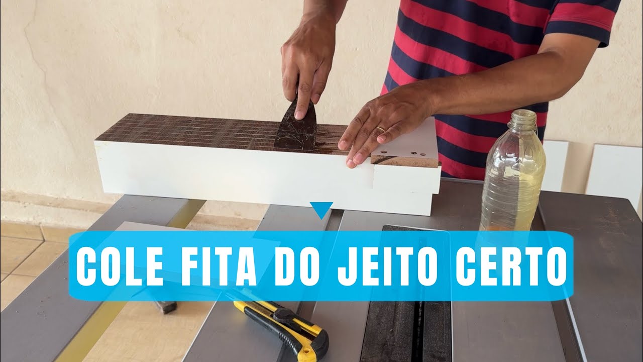 Você Está Colando Fita de Borda Errado! Veja Como Fazer do Jeito Certo