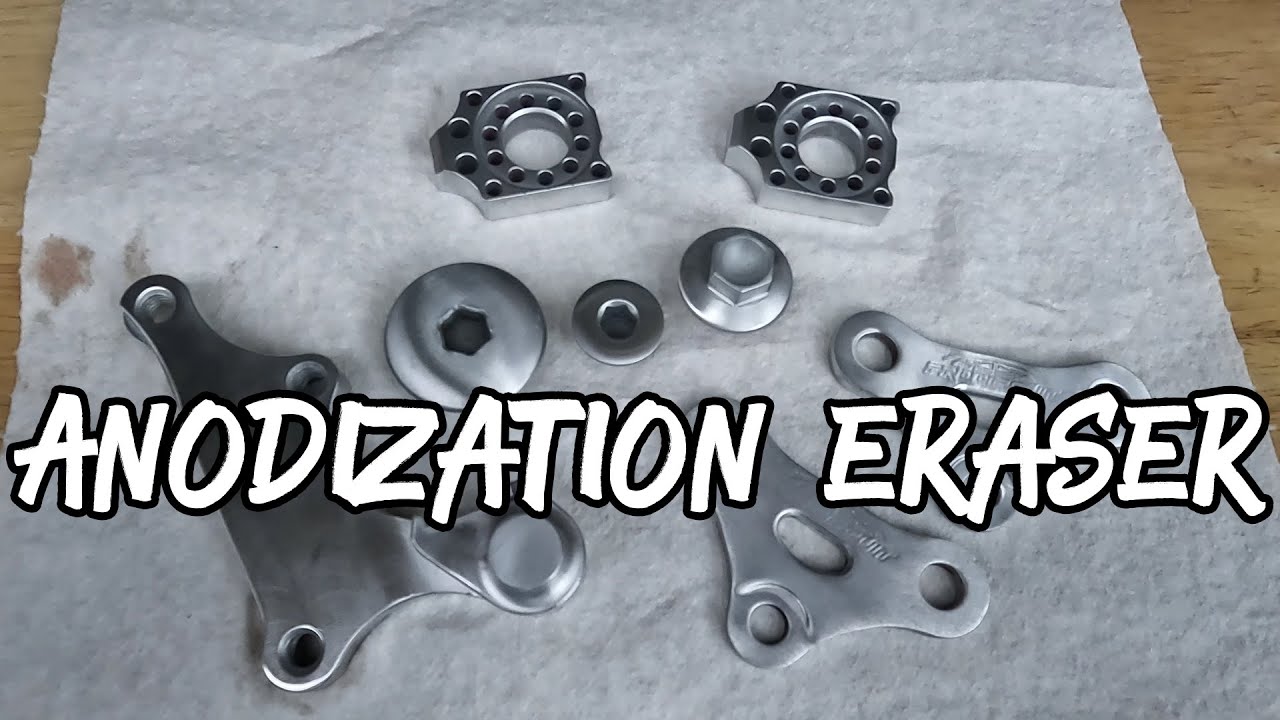Removing Anodization Using Drain Cleaner