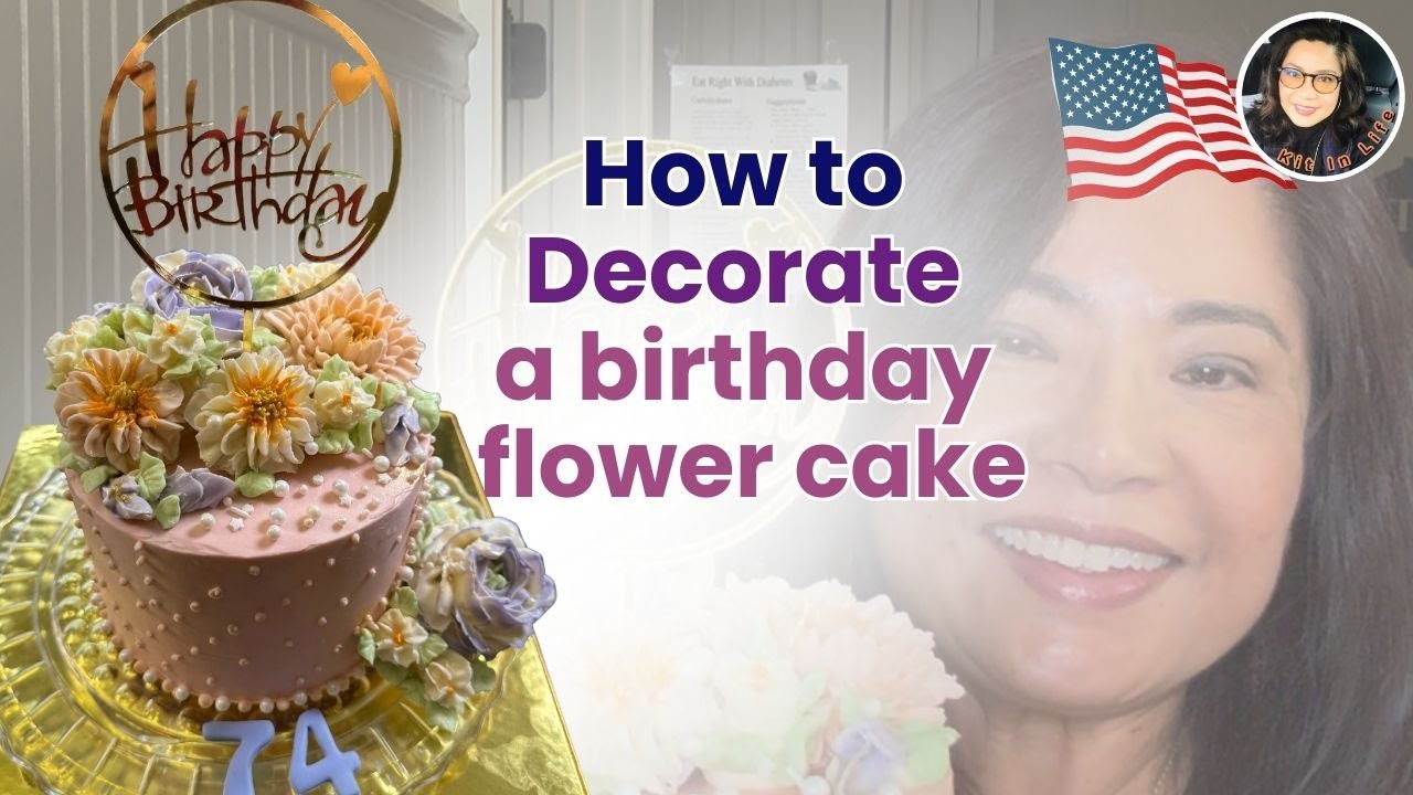 Floral Cake Design with Buttercream