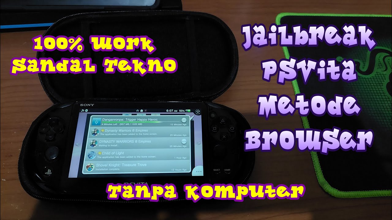 Metode Baru Jailbreak Playstation Vita Tanpa Komputer || 100% Work Permanen