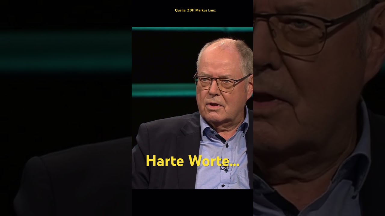 Peer #steinbr&uuml;ck liest der #woke #spd von heute die Leviten! 🚨🚨🚨