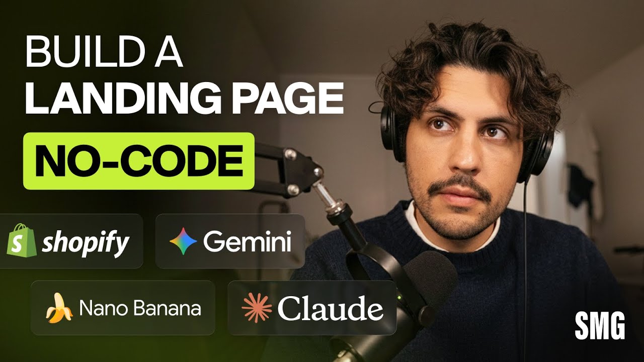Building a Landing Page Without Code | Claude + Nano Banana + Shopify