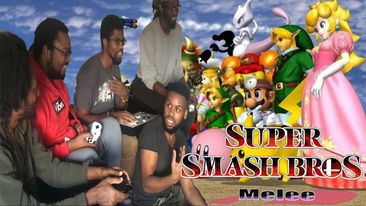 Super Smash Bros. Melee - Nintendo Gamecube 4 player K.O. Fest