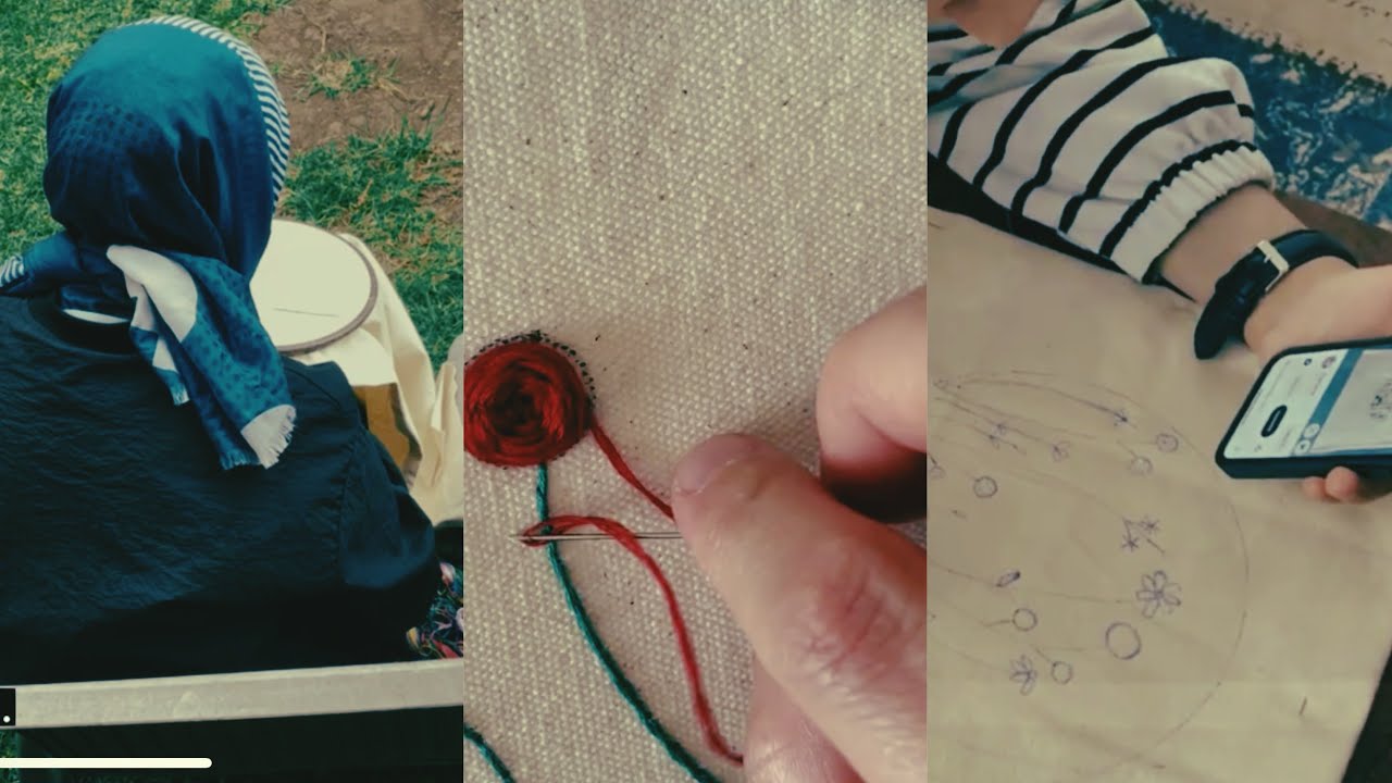 Teaching and learning embroidery is not difficult.