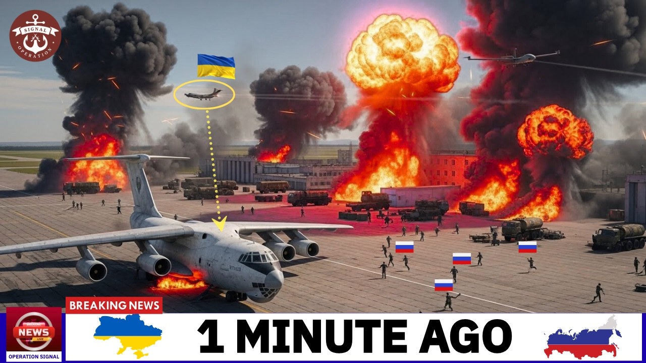 Ukraine Drones Struck a Russian Transport Aircraft — Then THIS Happened…#ukraine