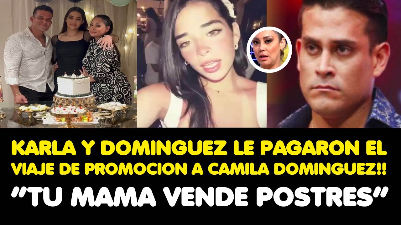 TARAZONA Y DOMINGUEZ LE PAGARON EL VIAJE DE PROMOCION A CAMILA DOMINGUEZ!! &ldquo;TU MAMA VENDE POSTRES&rdquo;