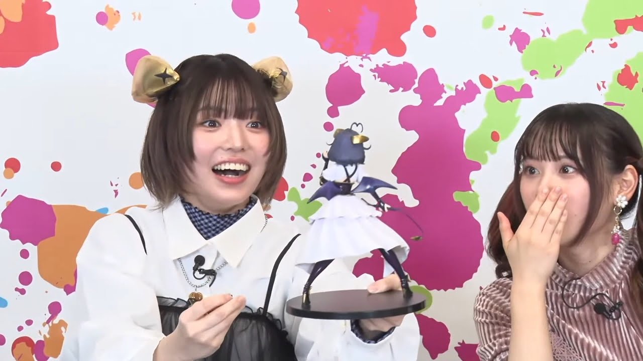 フィギュアのキャストオフ仕様で衝撃を受ける女性声優さん