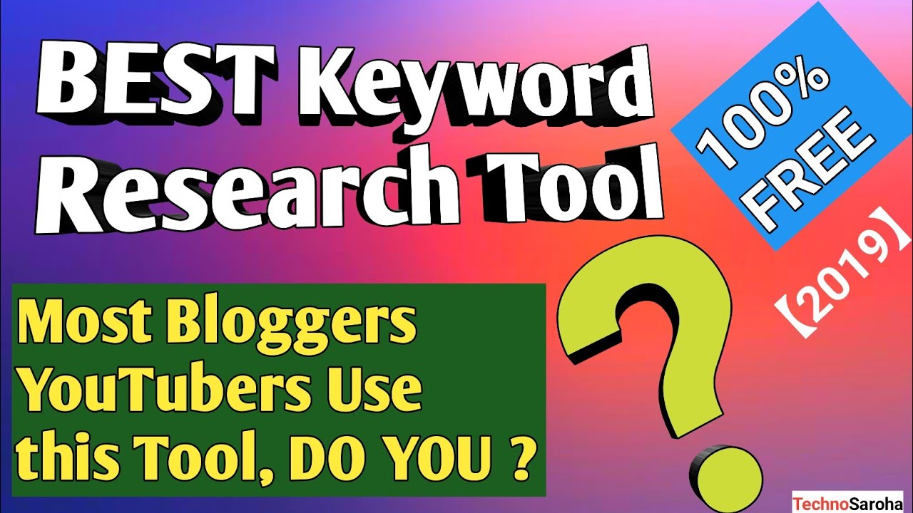 【2019】Free Keyword Research Tool Tutorial - You MUST USE this Best Keyword Finder/Research Tool SEO