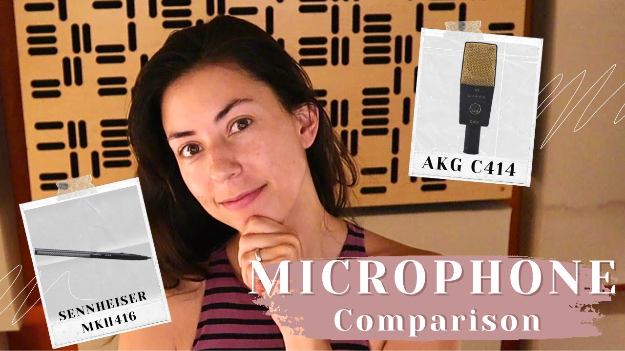 Microphone comparison AKG C414 VS Sennheiser MKH 416 (Voice Over)