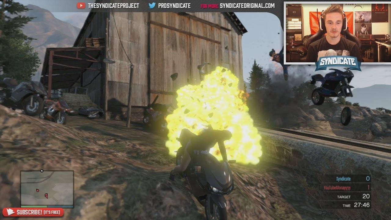 Hilarious Motorbike Shenanigans! - Grand Theft Auto 5