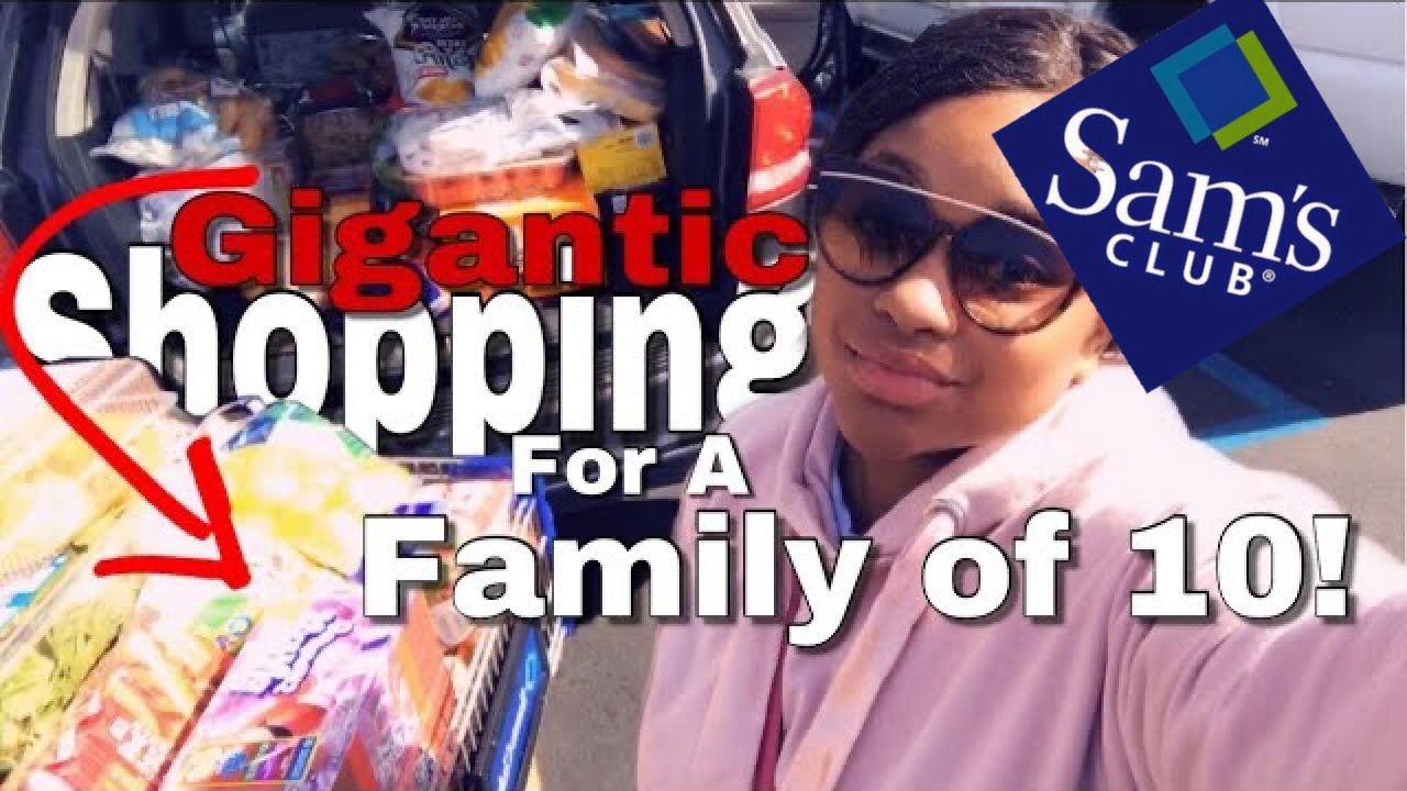 GIGANTIC Sams Club STOCK UP & HAUL!| LARGE FAMILY EDITION