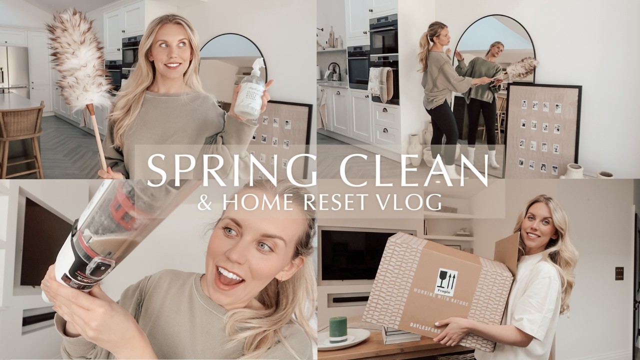 Весенняя уборка | Обед в новом офисе и покупки из Daylesford 📦 Видеоблог о перезагрузке дома