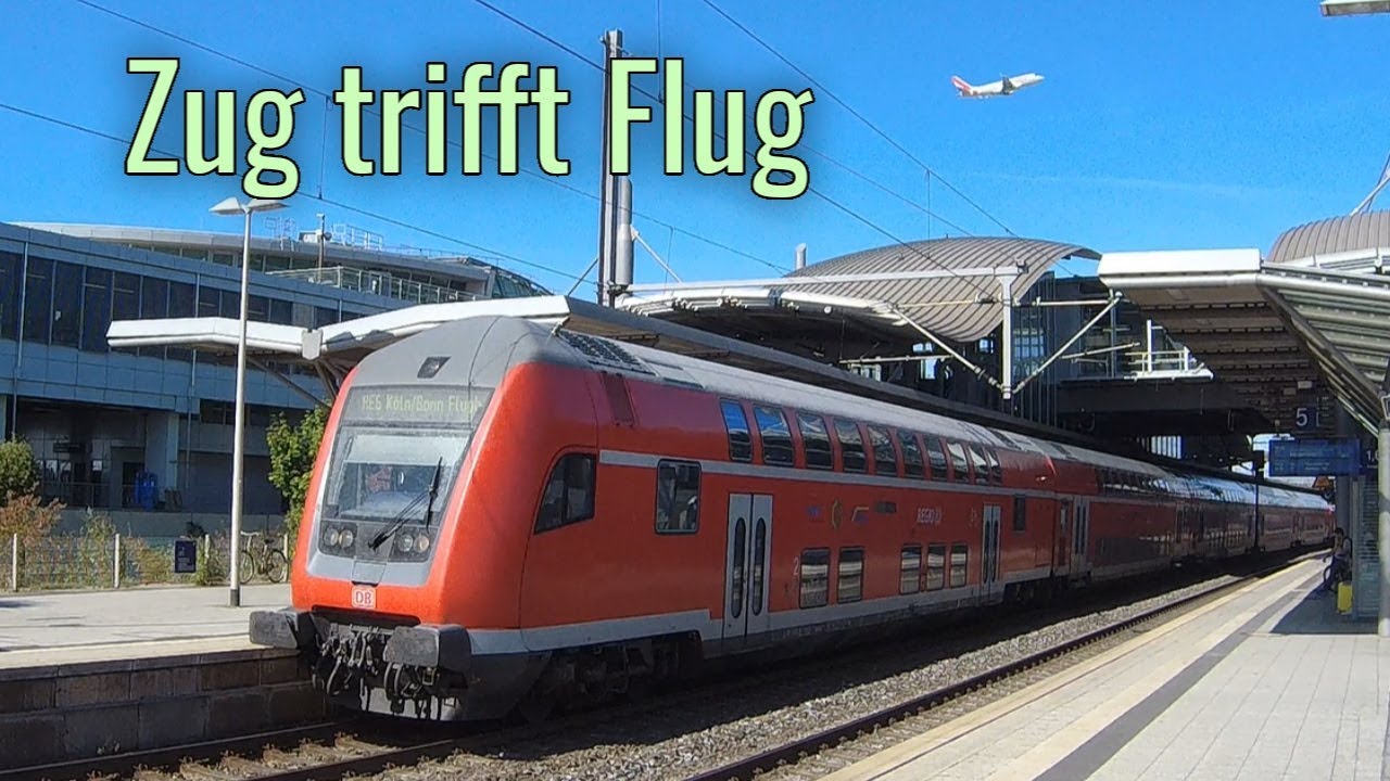 Zug trifft Flug | Flughafenbahnhof D&uuml;sseldorf