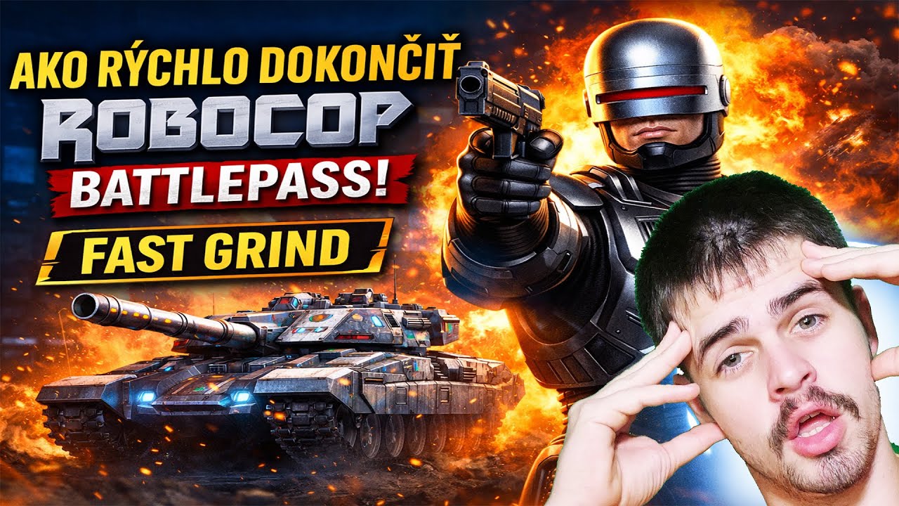 Ako RÝCHLO dokončiť ROBOCOP BATTLEPASS (World of Tanks CZ/SK)