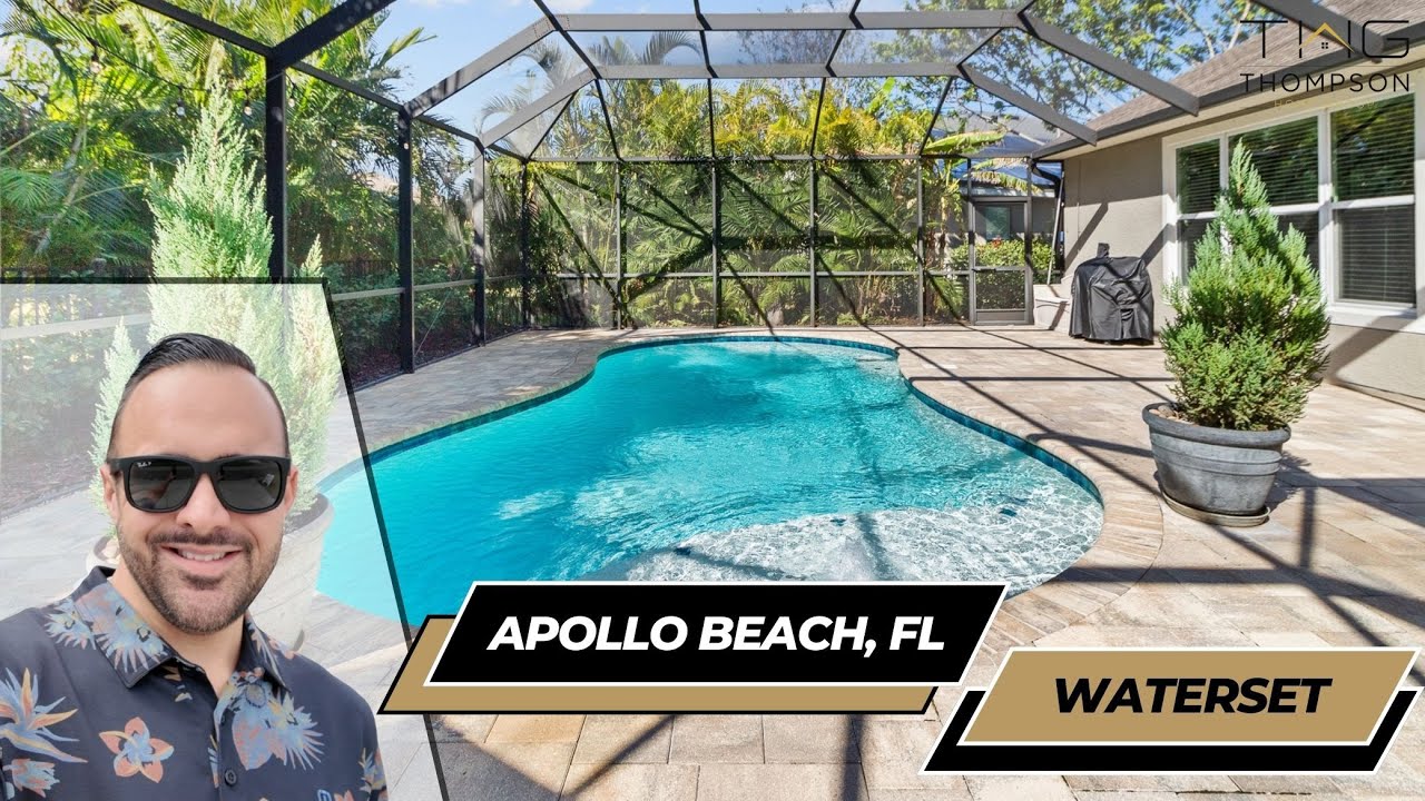 Waterset - Apollo Beach, FL Pool Home Tour - 4 Bedroom 4 Bathroom - RECENTLY REDUCED - David Weekley