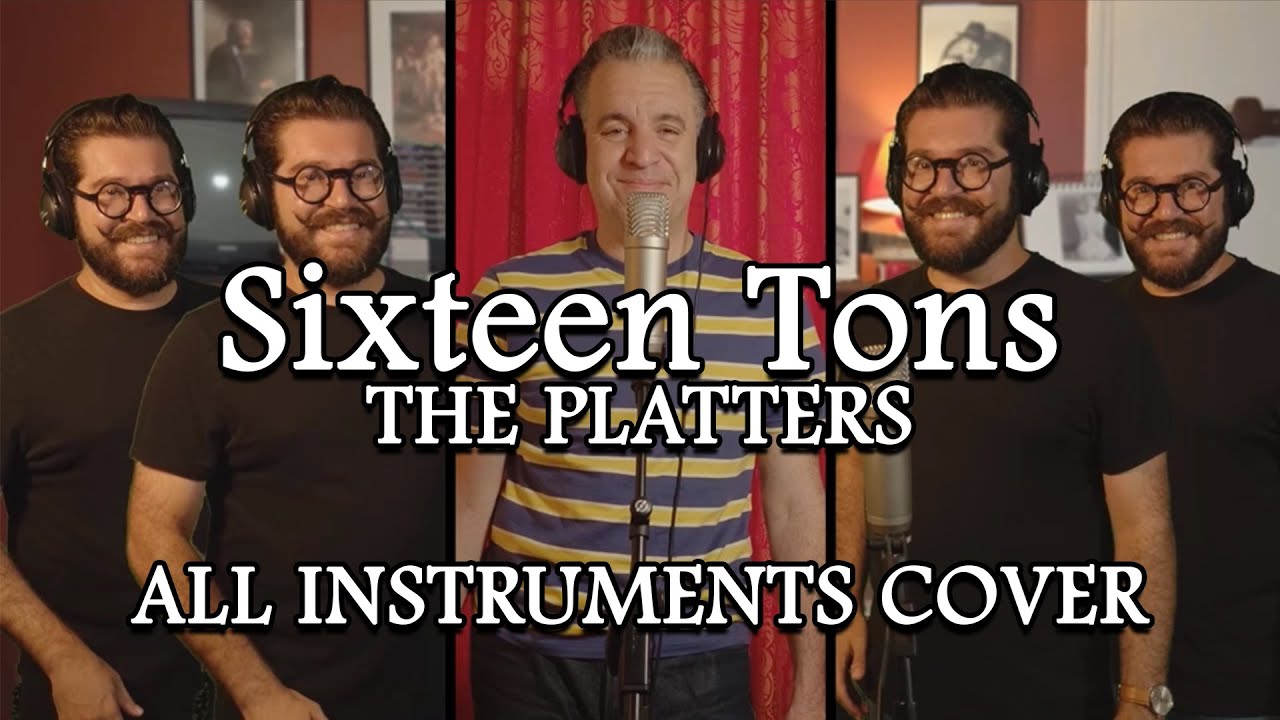 Sixteen Tons - Platters version - Feat. Juan Ibáñez Mateos (Velvet Candles) - All Instruments Cover