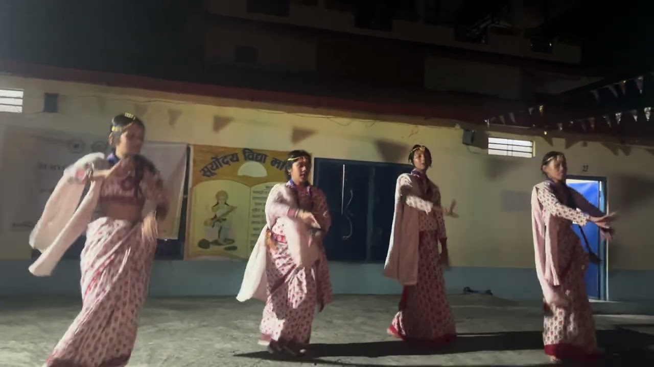 Nepali cultural dance of students