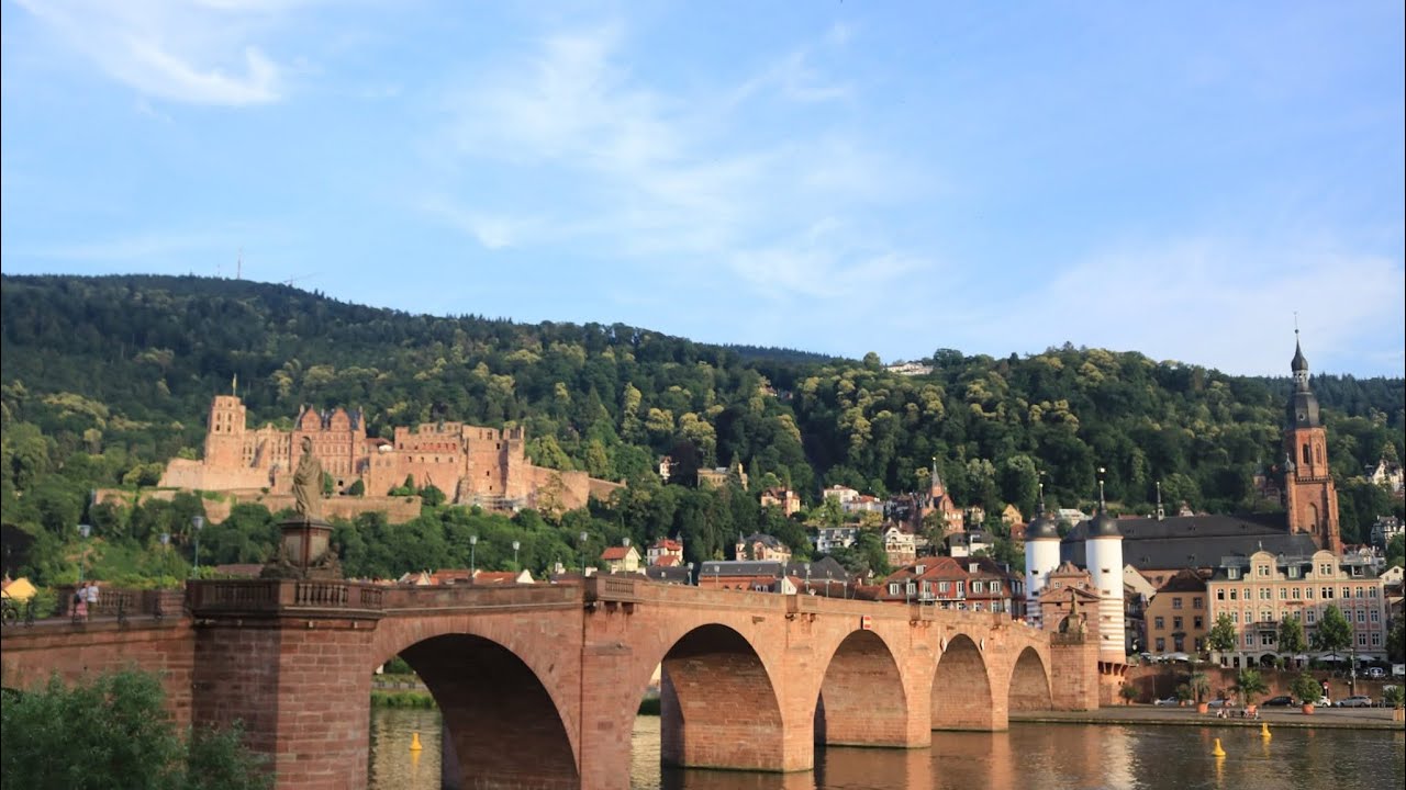 The Karl Theodor Bridge, also known as Old Bridge, Heidelberg, Germany.#germany #europe #heidelberg