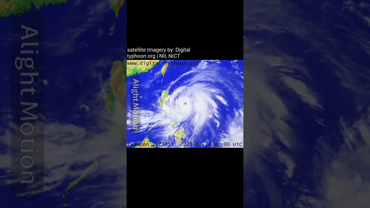 Typhoon Doksuri (Egay) | Satellite imagery | source: digital typhoon org, PAGASA #typhoon #satellite