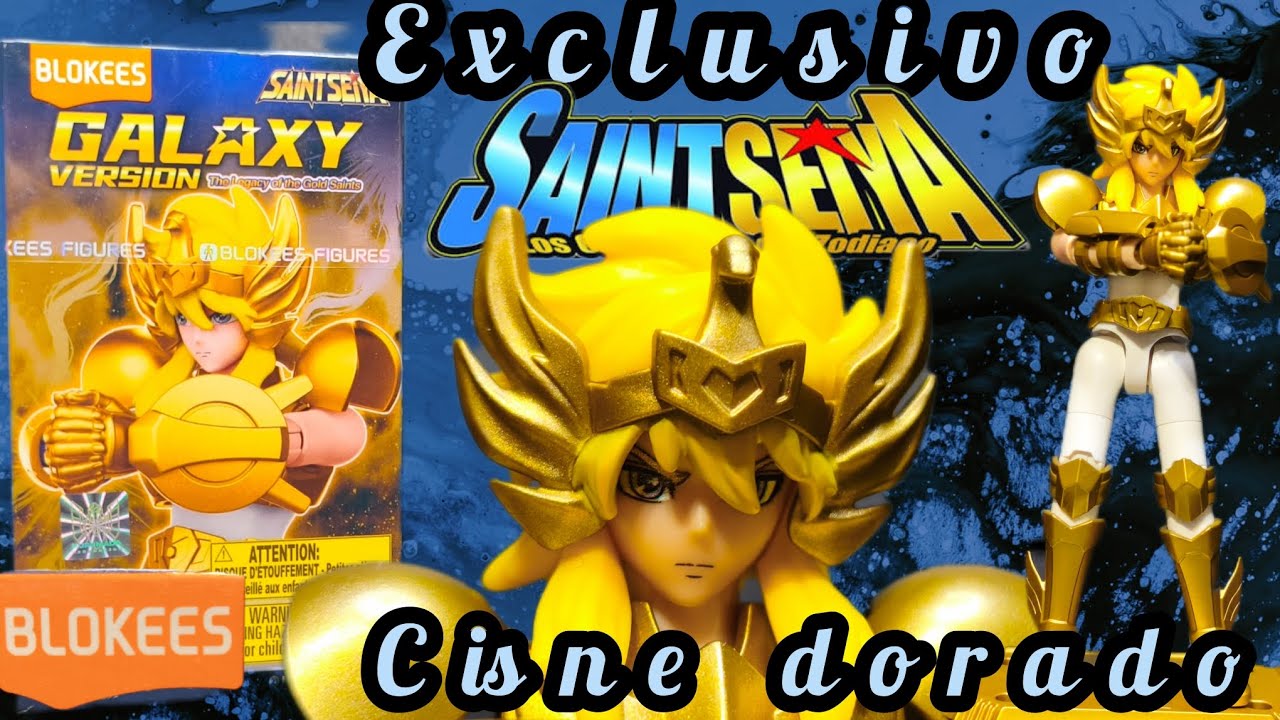 BLOKEES CISNE HYOGA V2 DORADO GALAXY VERSION EXCLUSIVO? #saintseiya #blokees #hyoga #GALAXYVERSION