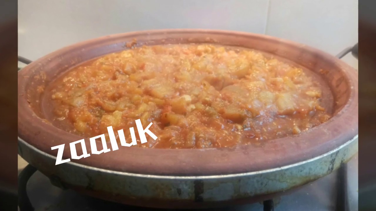 🇲🇦 Zaaluk, receta marroquí de berengenas, cocina árabe