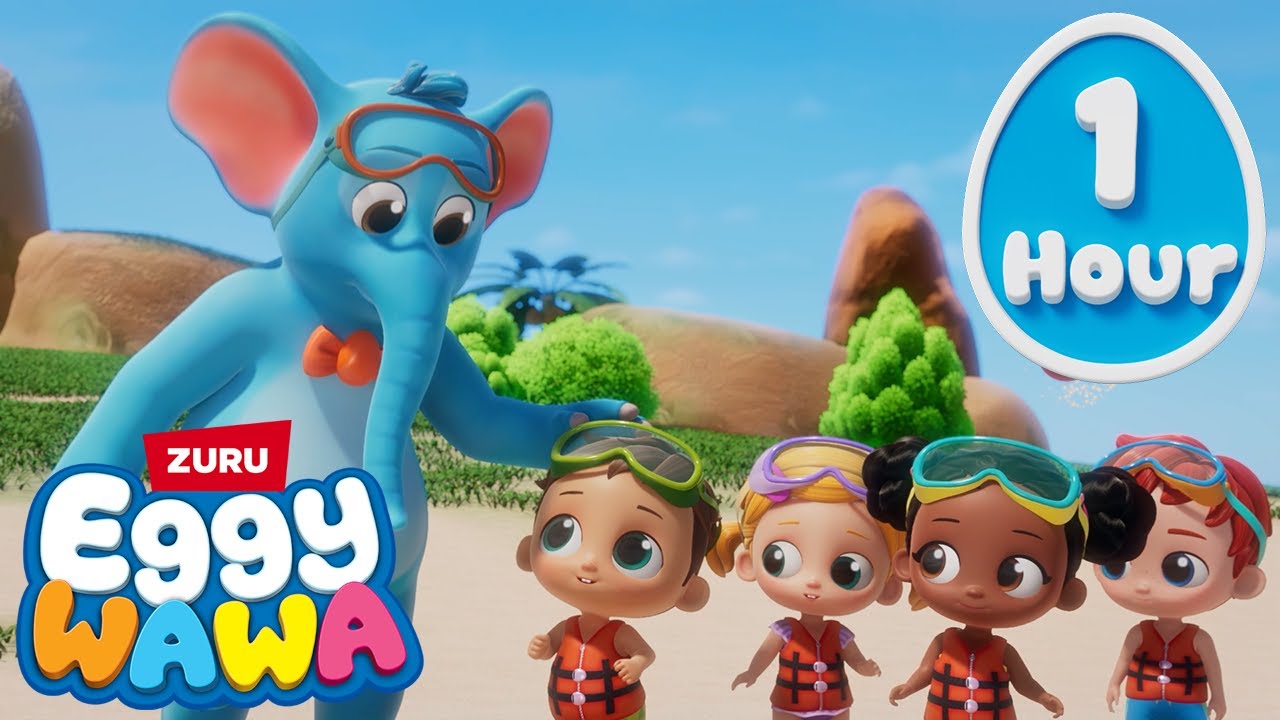 1 Hour of Sing-Along Fun! | Eggy Wawa's Ultimate Nursery Rhymes Compilation