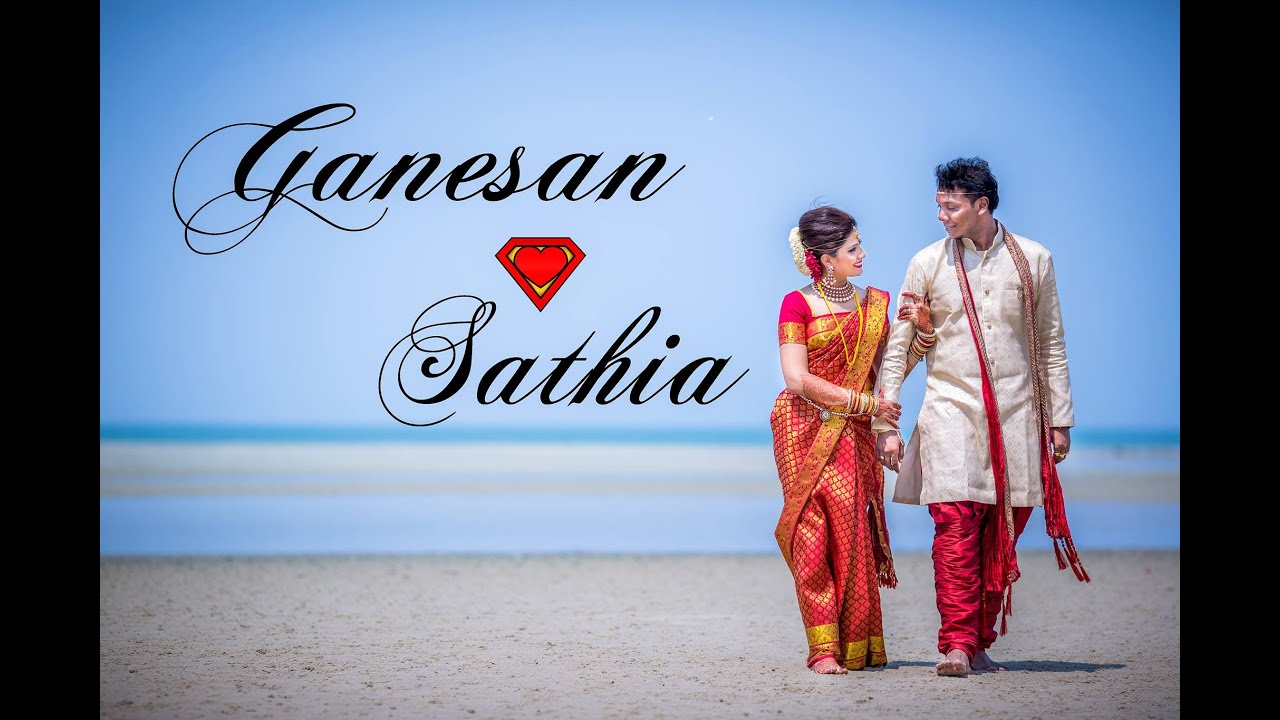 Malaysian Indian beach wedding | Ganesan + Sathia