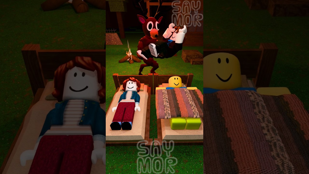 Who dares to sleep? Roblox 99 Nights in the Forest animation #robloxanimation