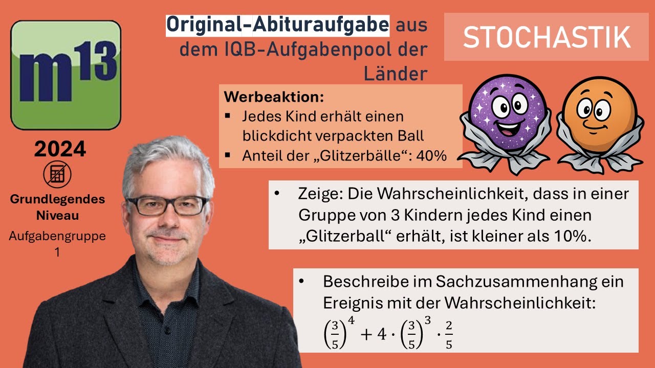 Abitur-Aufgabe: 2024 - STOCHASTIK - OHimi - grundlegendes Niveau - Aufgabengruppe 1