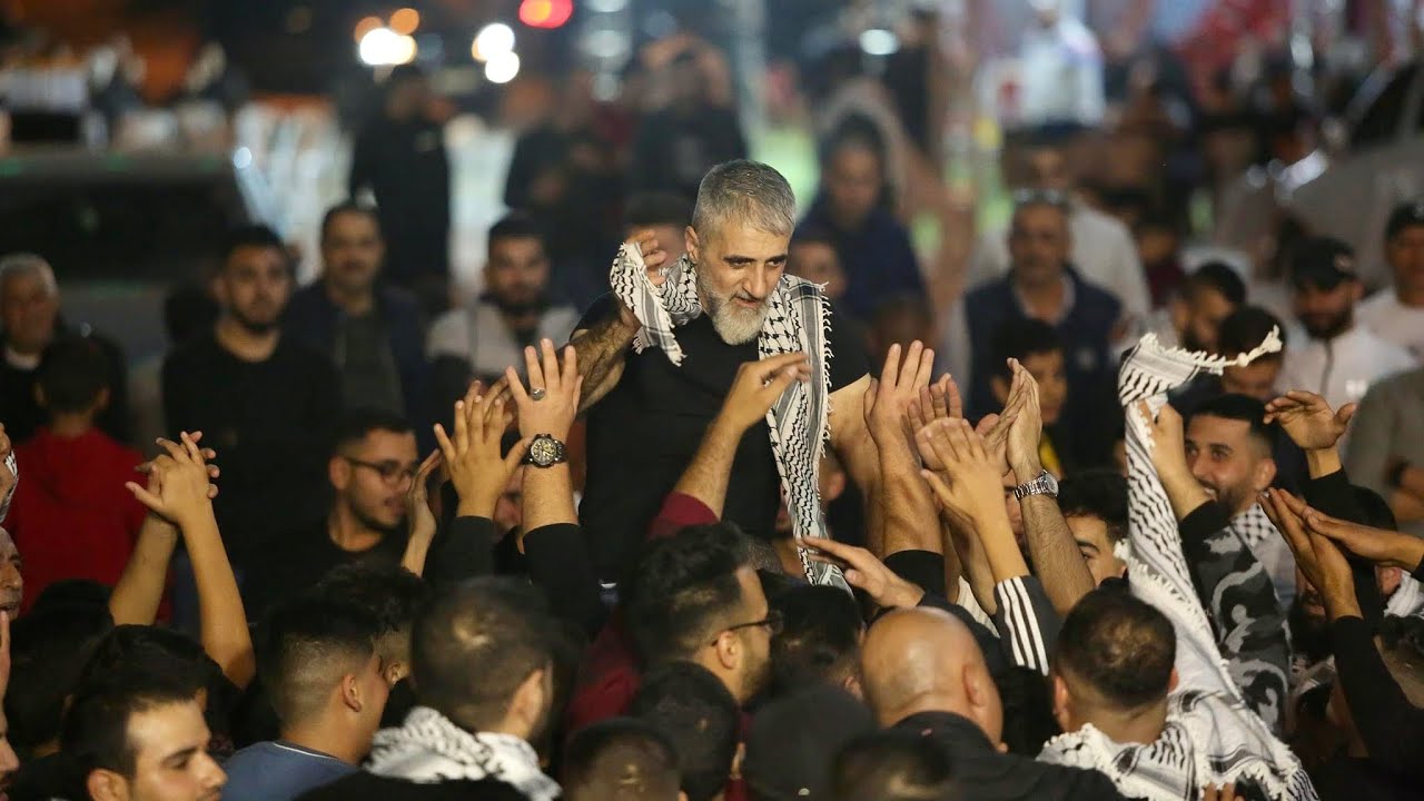 استقبال الاسير المحرر بلال جودة ومكس دحيات للفنانين شادي البوريني واكرم البوريني عراق التايه 2021 💥