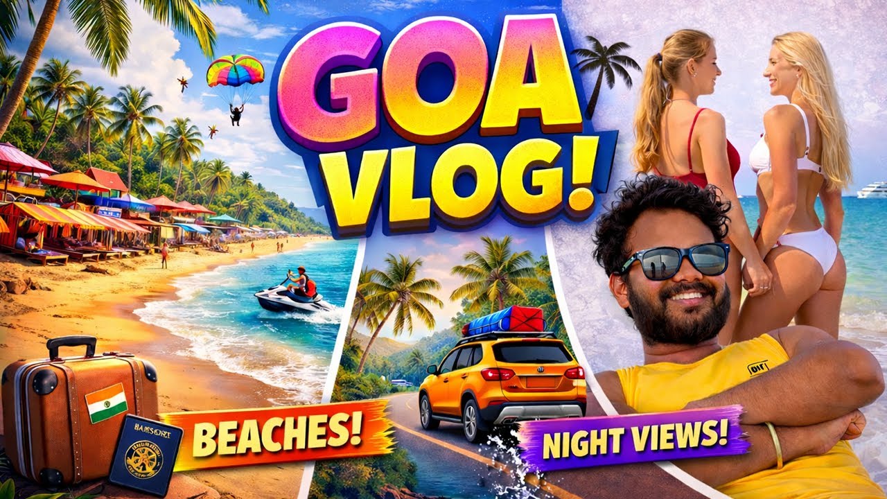Mumbai to Goa with friends by car | Goa travel vlog | Navin Panchal Vlogs