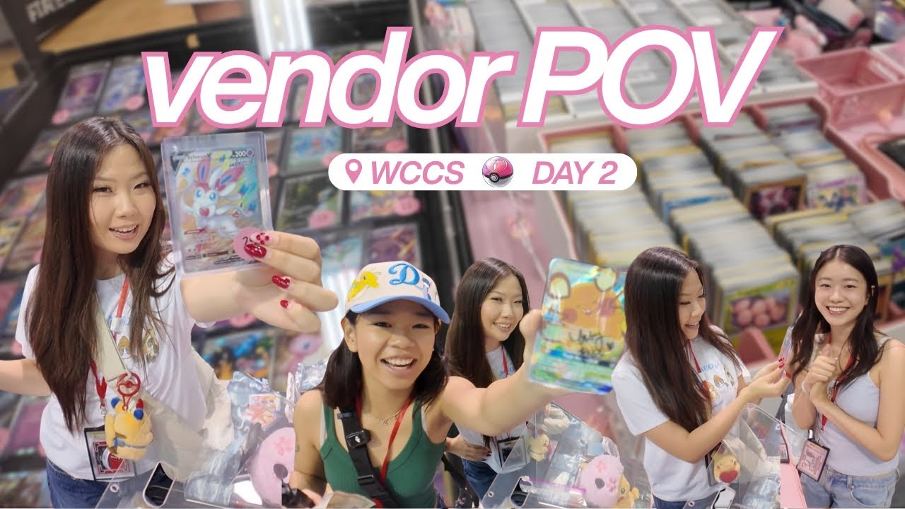 WAS MY BIGGEST CARD SHOW A FLOP? 😟 (DAY 2 vendor pov at WCCS)┊imbabypoke ♡
