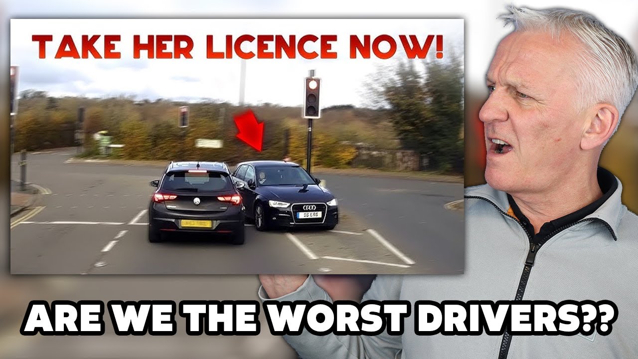 UNBELIEVABLE UK DASH CAMERAS | Entitled Lady Blasts Through, Almost Rear Ended REACTION