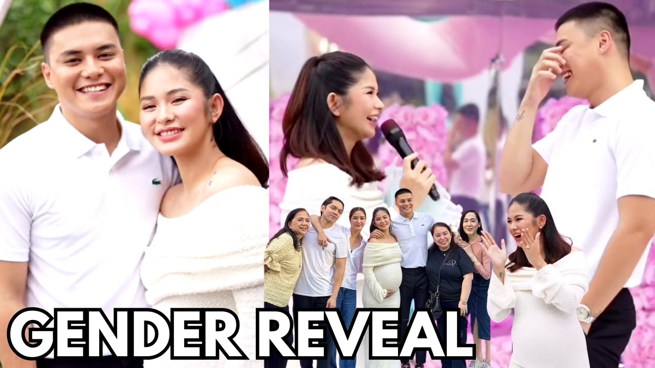 Loisa Andalio & Ronnie Alonte Gender Reveal❤️NAIYAK sa KALIGAYAHAN Baby GIRL unang ANAK Baby Shower