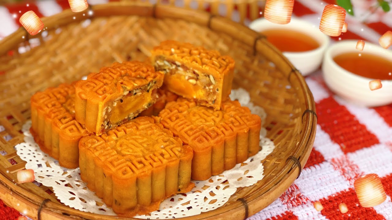 របៀបធ្វើនំលោកខែស្នូលង៉ូវយីង ( five-nuts mooncake recipe ) N.L Cooking