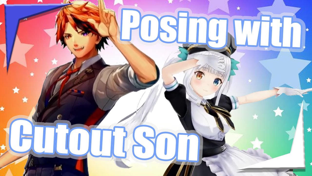 Roberu's not coming so Mea plays with his cardboard cutout on her new 3D reveal【Holostars EngSub】