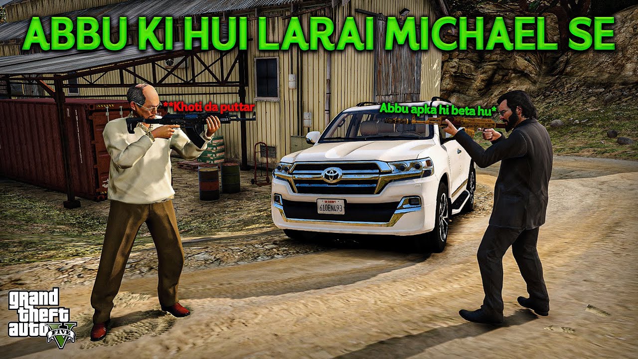 MIHCAEL KI ABBU K SATH LARAI HOGYI! | GTA 5 PAKISTAN