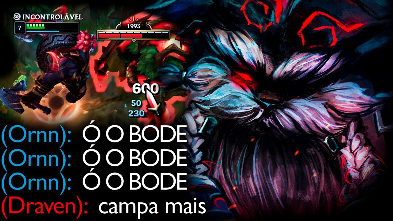 Ó O BODE KKKKKKK ORNN JUNGLE QUE NUNCA VOLTA PRA BASE