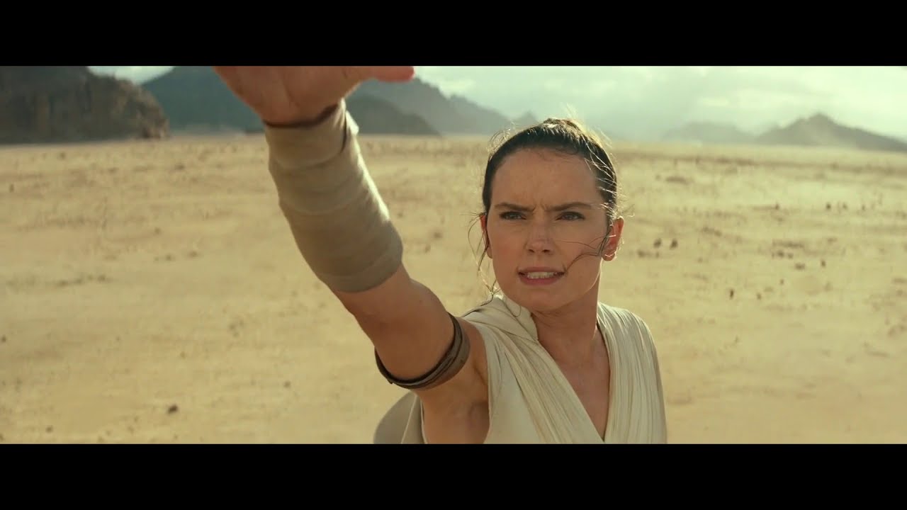 Rey Using Force Lightning + Chewbacca's Death