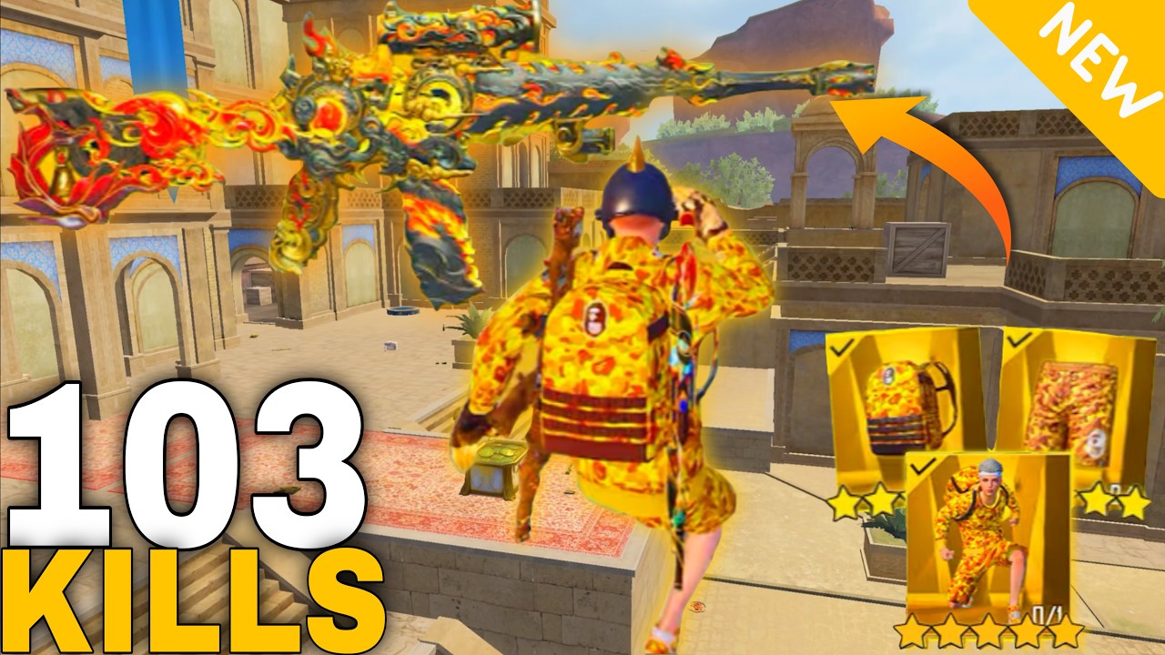 103 KILLS!🔥 SUPER AGGRESSIVE RUSH GAMEPLAY with BEST OUTFIT😍SAMSUNG,A7,A8,J4,15,J6,J7,J2,J3,XS,A3,A4